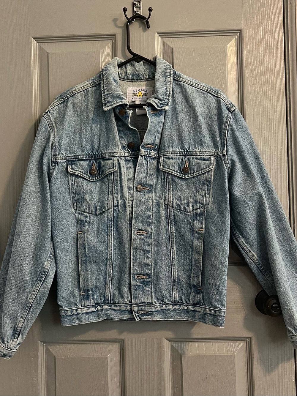 Alaska 1959 Light Medium Blue Denim Jacket Wilderness Gear Cowgirl Western
